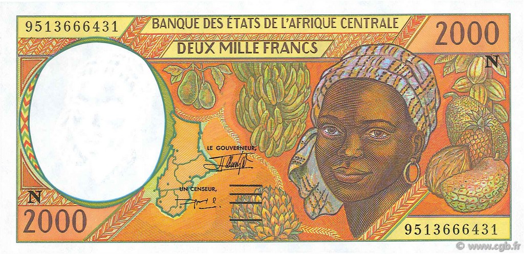 2000 Francs ÉTATS DE L AFRIQUE CENTRALE  1995 P.503Nc pr.NEUF