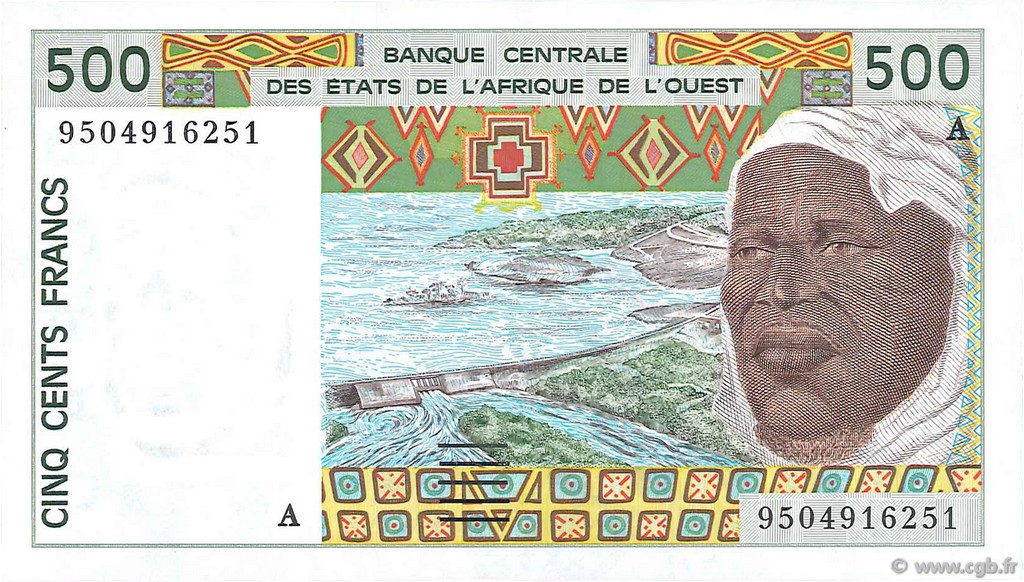 500 Francs ÉTATS DE L AFRIQUE DE L OUEST  1995 P.110Ae NEUF