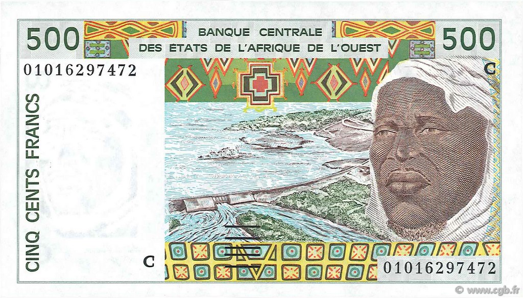 500 Francs ÉTATS DE L AFRIQUE DE L OUEST  2001 P.310Cl SPL