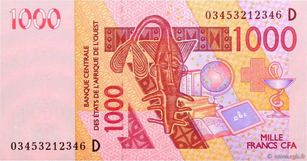 1000 Francs ÉTATS DE L AFRIQUE DE L OUEST  2003 P.415Da NEUF