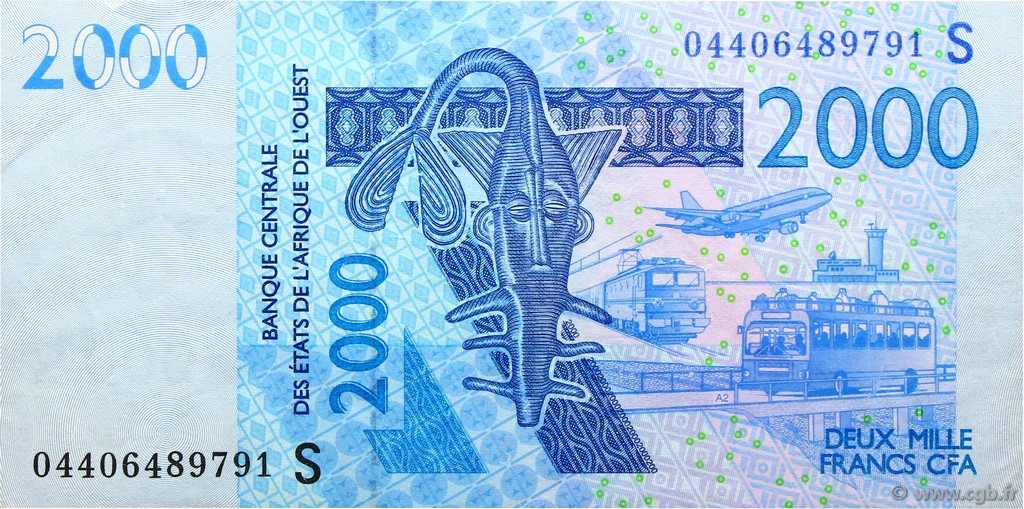 2000 Francs ÉTATS DE L AFRIQUE DE L OUEST  2004 P.916Sb TTB+