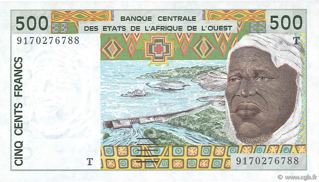 500 Francs ÉTATS DE L AFRIQUE DE L OUEST  1991 P.810Ta NEUF
