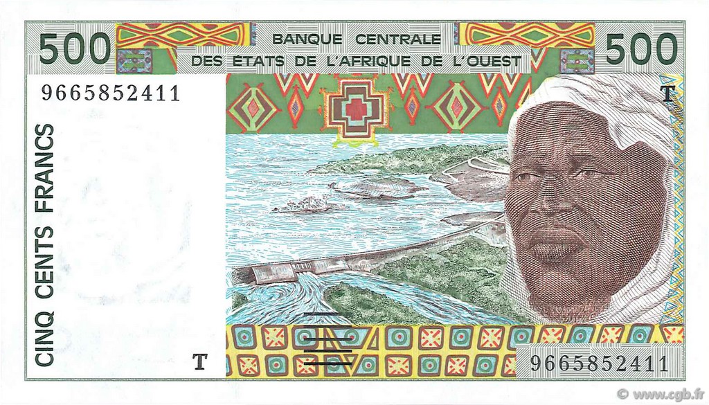 500 Francs ÉTATS DE L AFRIQUE DE L OUEST  1996 P.810Tf NEUF