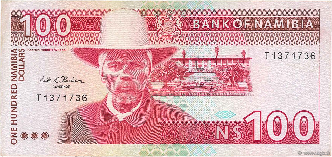 100 Namibia Dollars NAMIBIE  1993 P.03a TTB