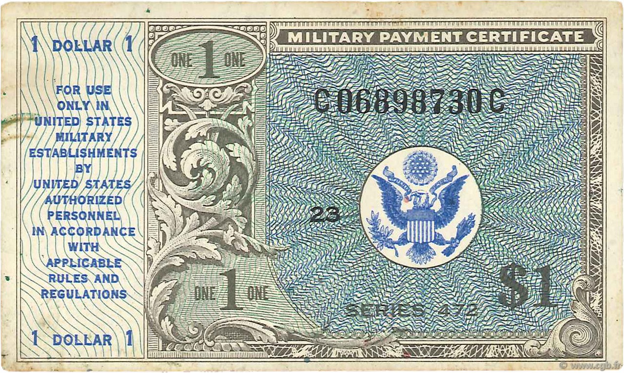 1 Dollar ÉTATS-UNIS D AMÉRIQUE  1948 P.M019a TTB