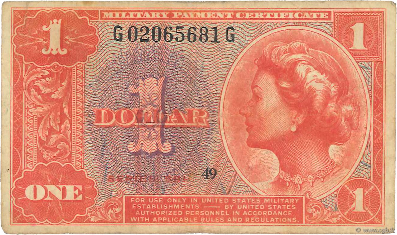 1 Dollar ÉTATS-UNIS D AMÉRIQUE  1961 P.M047a pr.TB