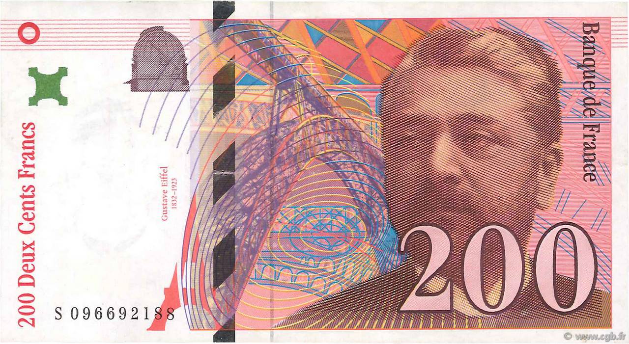 200 Francs EIFFEL FRANCE  1999 F.75.05 TTB