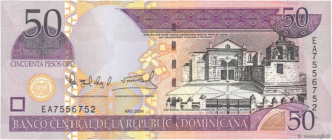 50 Pesos Oro RÉPUBLIQUE DOMINICAINE  2004 P.170d NEUF