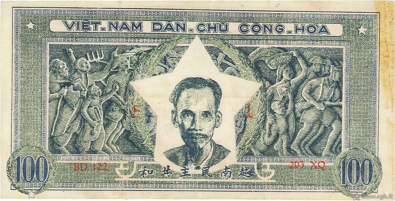 100 Dong VIET NAM   1950 P.033 TTB