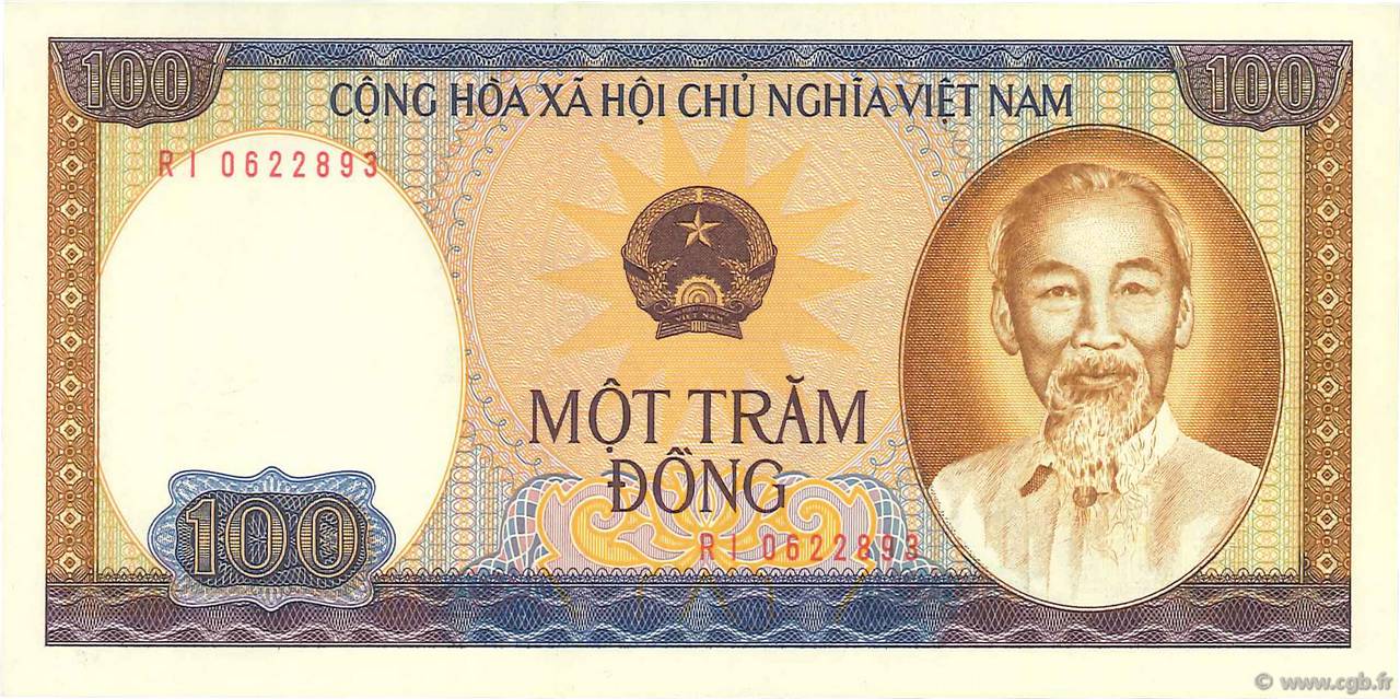 100 Dong VIET NAM   1980 P.088a NEUF