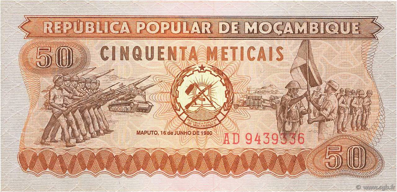 50 Meticais MOZAMBIQUE  1980 P.125 TTB