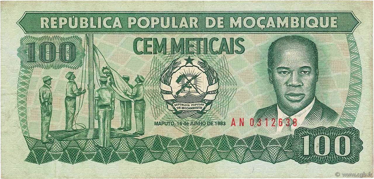 100 Meticais MOZAMBIQUE  1983 P.130a TTB