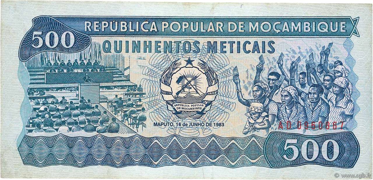500 Meticais MOZAMBIQUE  1983 P.131a TTB
