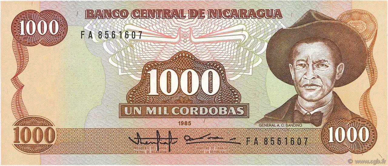 1000 Cordobas NICARAGUA  1988 P.156a pr.NEUF