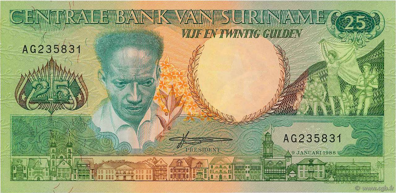 25 Gulden SURINAM  1988 P.132b NEUF