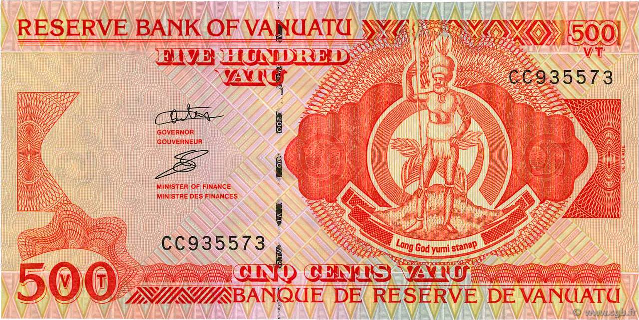 500 Vatu VANUATU  1993 P.05c UNC