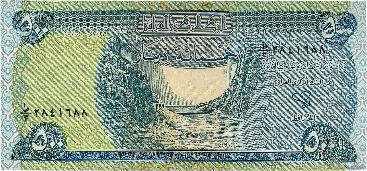 500 Dinars IRAK  2004 P.092 ST
