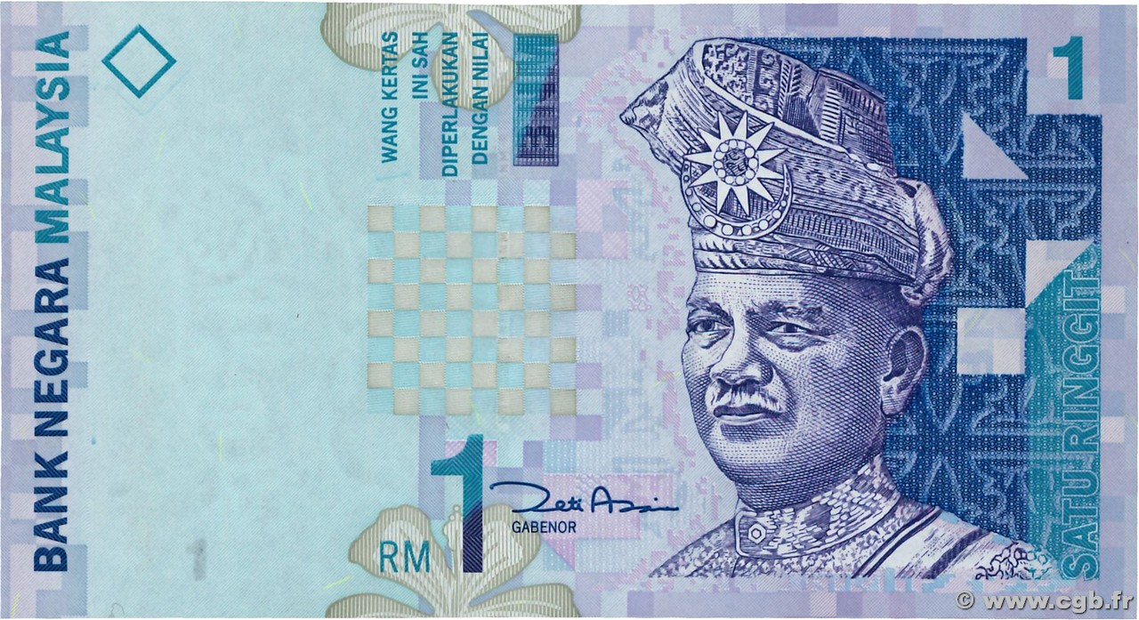 1 Ringgit MALAYSIA 2000 P.39b UNC