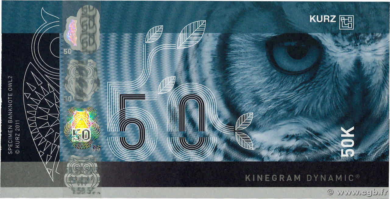 50 (Units) Test Note GERMAN FEDERAL REPUBLIC 2011 AU