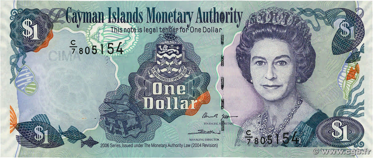 1 Dollar ÎLES CAIMANS 2006 P.33d NEUF