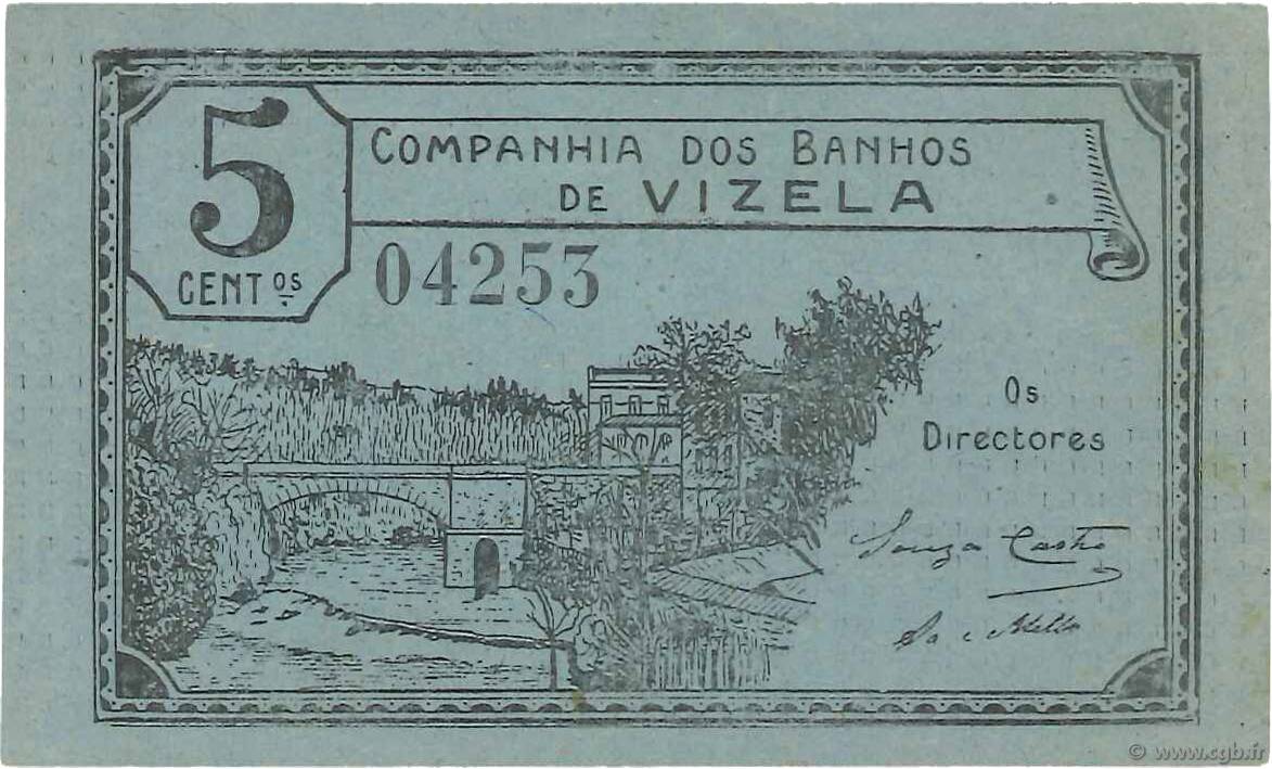 5 Centavos PORTOGALLO Vizela 1920  SPL