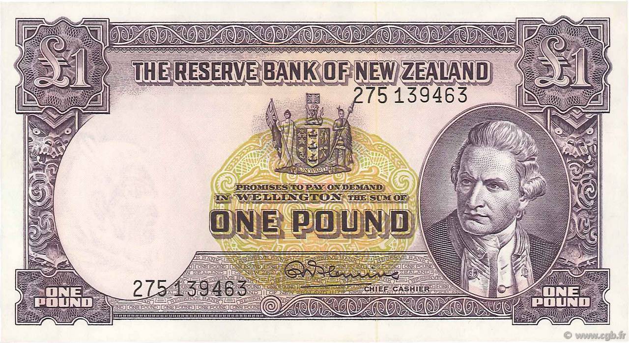 1 Pound NEUSEELAND
  1967 P.159d fST