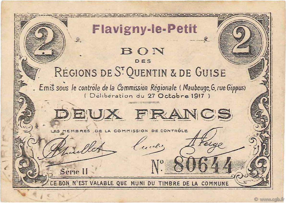 2 Francs FRANCE regionalismo y varios  1917 JP.02-0894.SQG MBC
