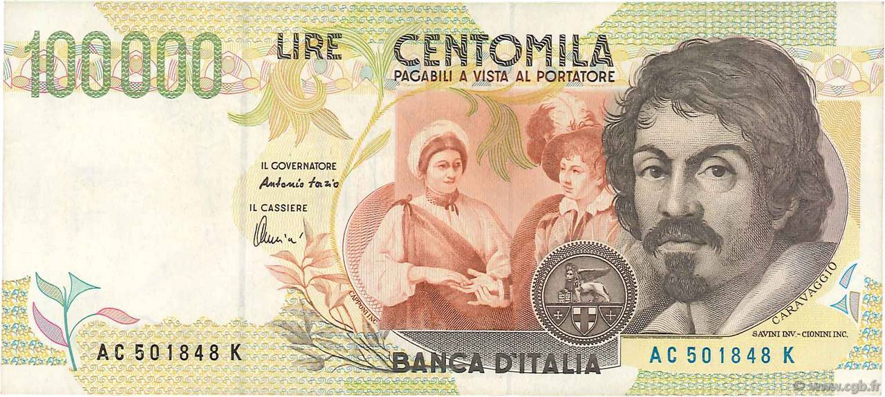 100000 Lire ITALIE  1994 P.117b TTB