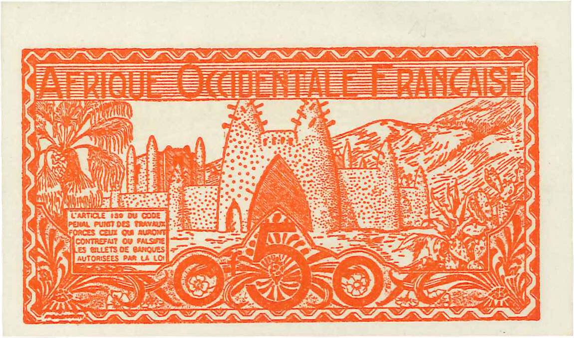 0,50 Franc AFRIQUE OCCIDENTALE FRANÇAISE (1895-1958)  1944 P.33a NEUF