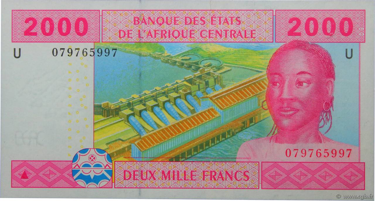 2000 Francs ÉTATS DE L AFRIQUE CENTRALE  2002 P.208U NEUF