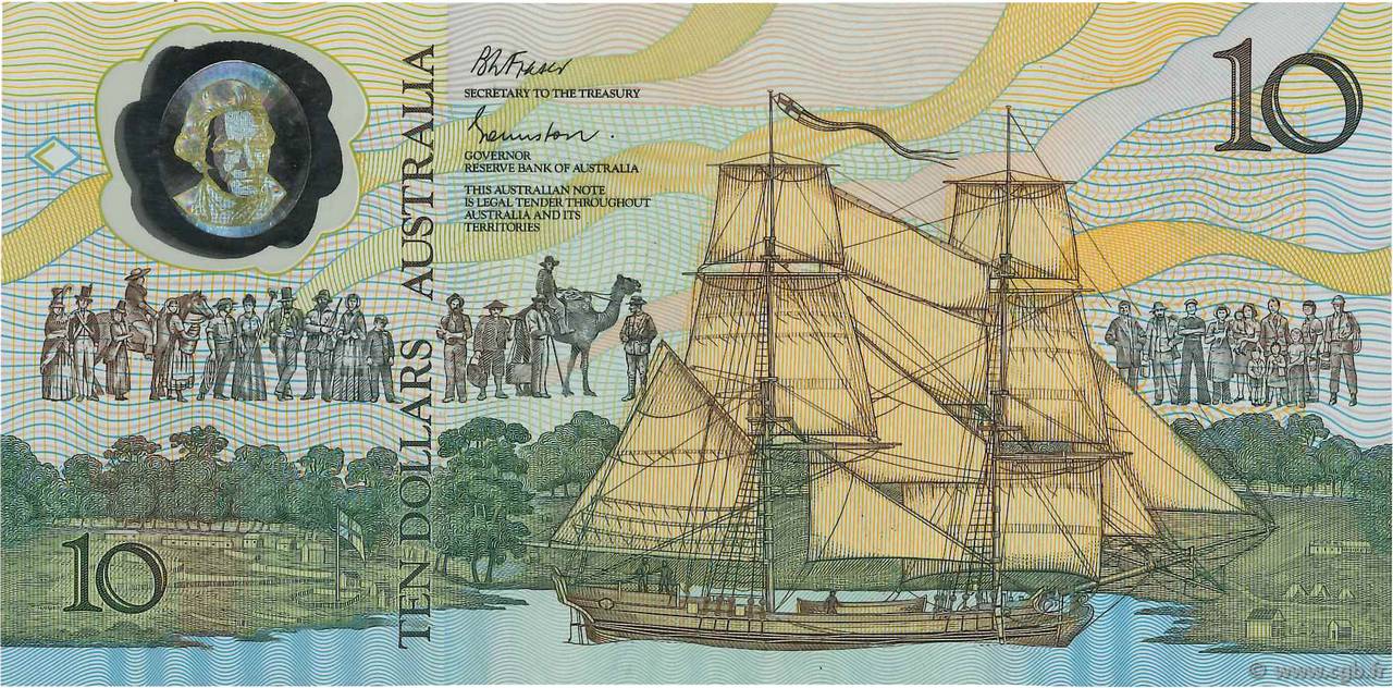10 Dollars AUSTRALIE  1988 P.49b SUP