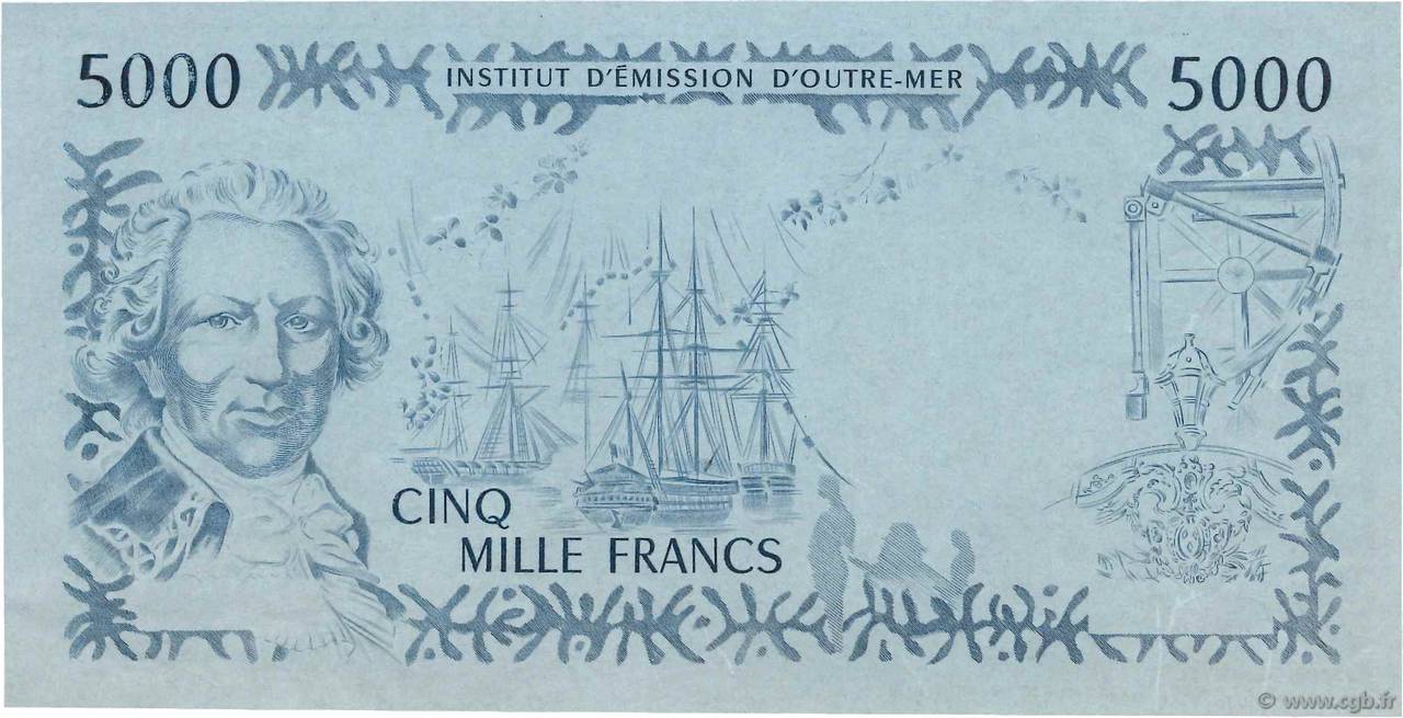 5000 Francs Épreuve POLYNÉSIE, TERRITOIRES D OUTRE MER  1996 P.03- SPL