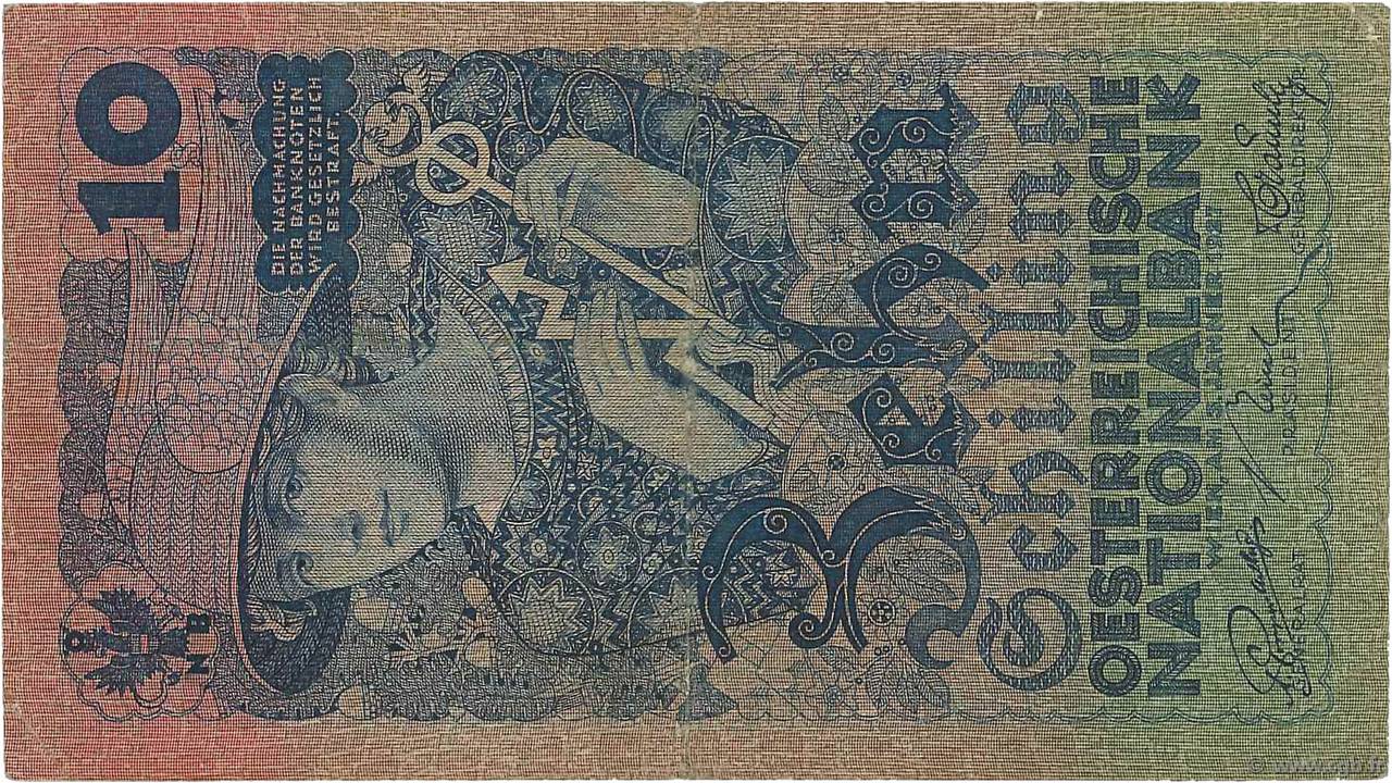 10 Schilling AUSTRIA  1927 P.094 MB