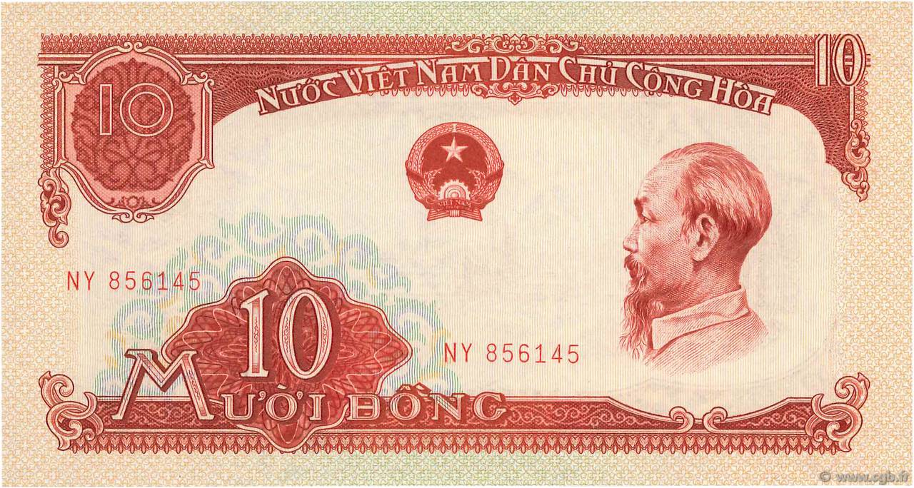 10 Dong VIETNAM 1958 P.074a UNC-