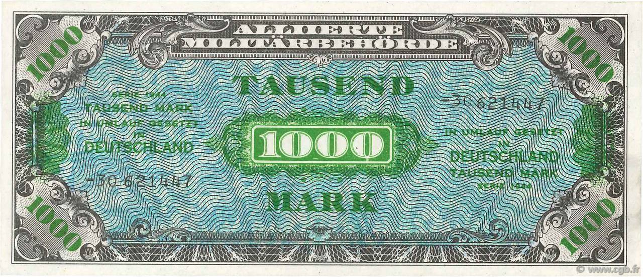 1000 Mark ALLEMAGNE  1944 P.198b SPL