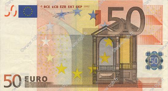 50 Euro EUROPE  2002 €.130.02 TTB+