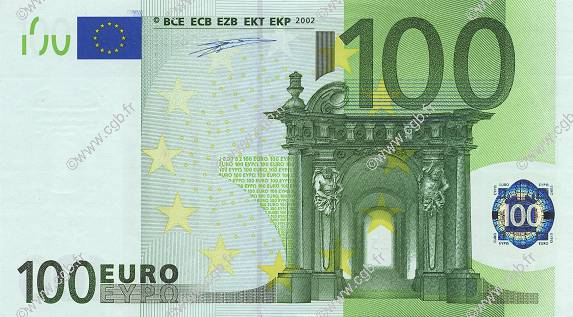 100 Euro EUROPE  2002 €.140.05 SUP