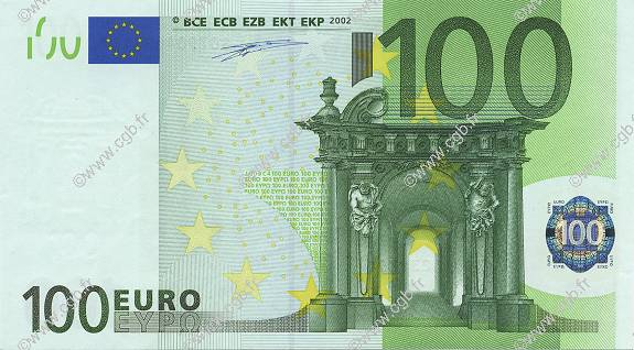 100 Euro EUROPE  2002 €.140.05 SPL+