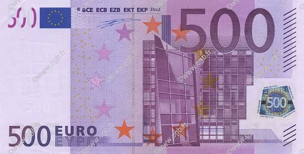 500 Euro EUROPE  2002 €.160.10 SPL+