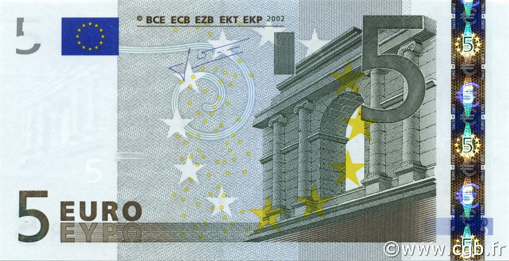 5 Euro EUROPE  2002 €.100.16 NEUF