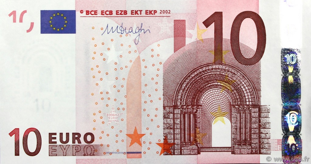 10 Euro EUROPE  2002 €.110. SUP