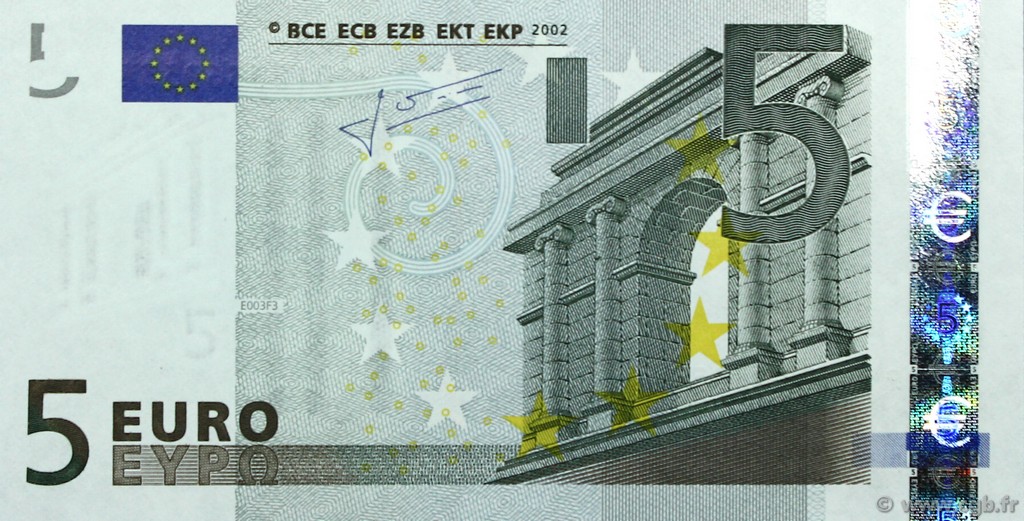 5 Euro EUROPE  2002 €.100. NEUF