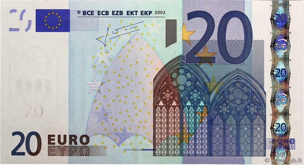20 Euro EUROPE  2002 €.120.18 NEUF