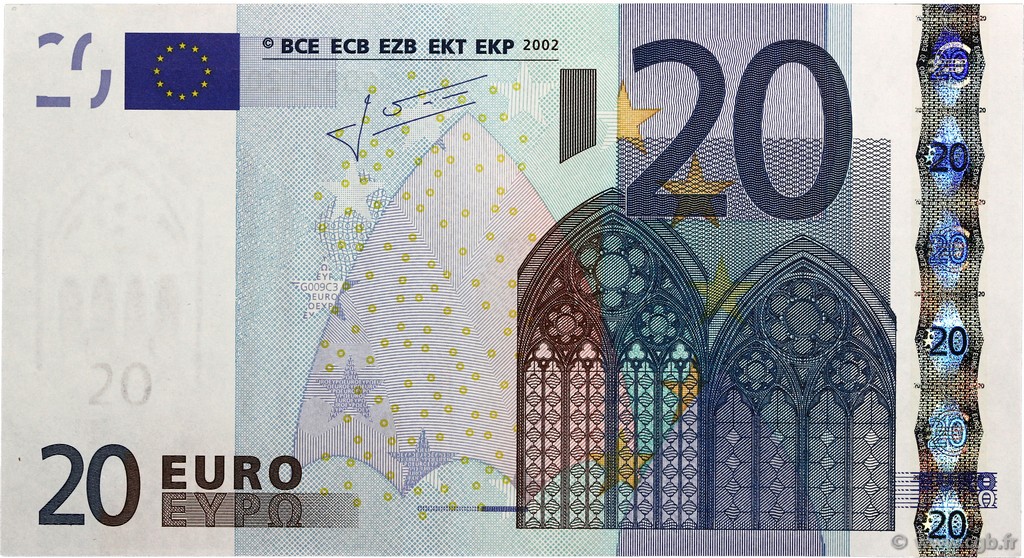 20 Euro EUROPE  2002 €.120. NEUF