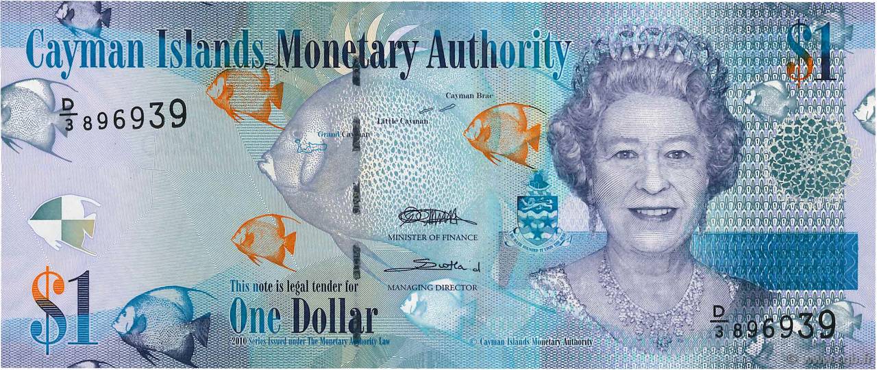 1 Dollar ÎLES CAIMANS 2010 P.38c NEUF