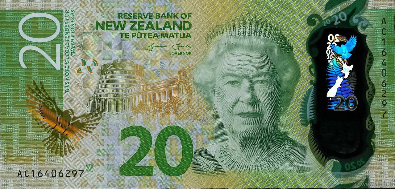 20 Dollars NOUVELLE-ZÉLANDE  2016 P.193 NEUF