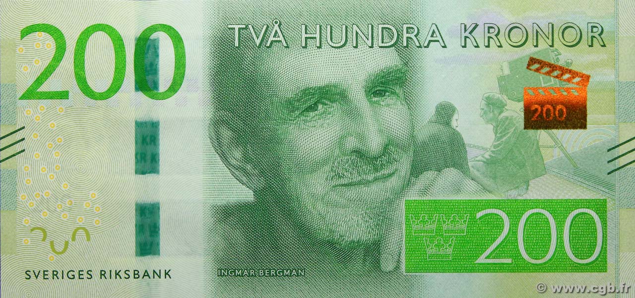 200 Kronor SUÈDE 2015 P.72 NEUF