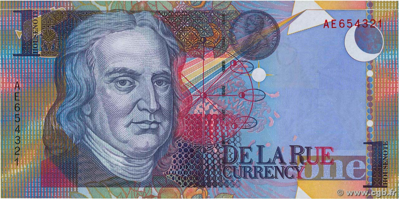 1 House Note Test Note ENGLAND 1999 UNC