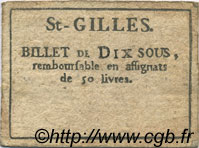 10 Sous FRANCE régionalisme et divers Saint Gilles 1792 Kc.30.122 TTB