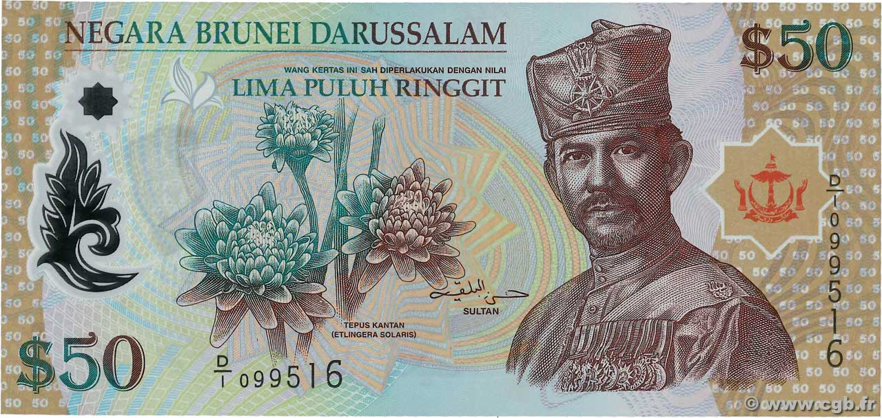 50 Ringgit BRUNEI 2004 P.28 UNC